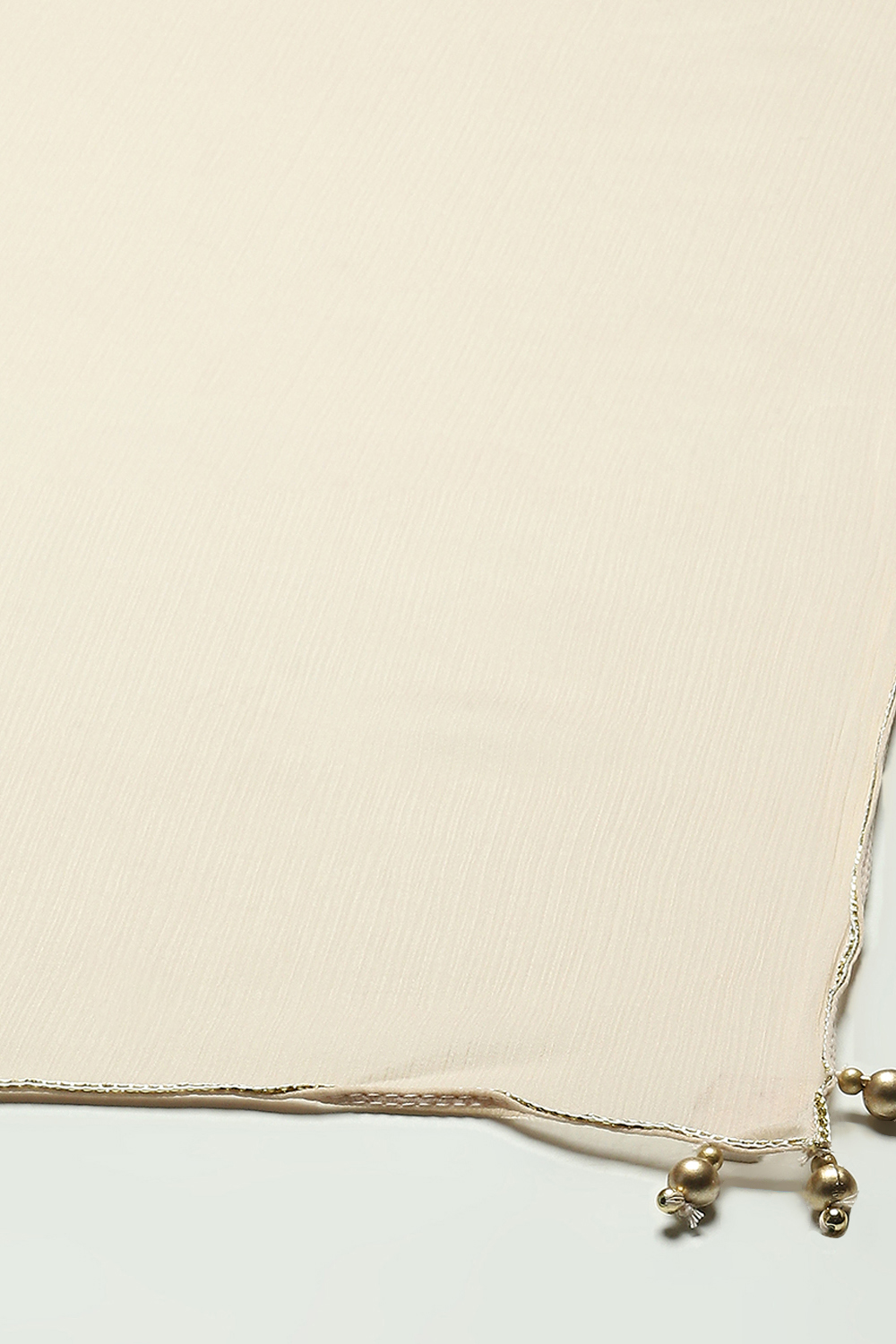 Beige Polyester Straight Printed Suit Set image number 3