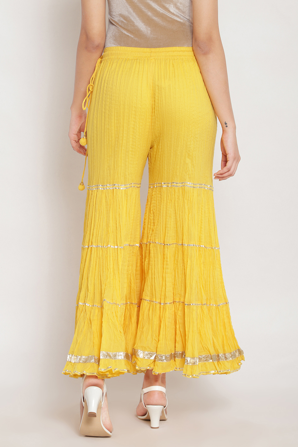 Blue Cotton Salwar image number 5