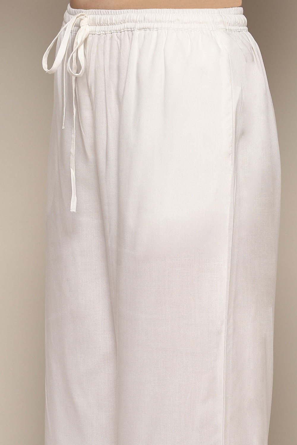 Pink Rayon flax Relaxed Kurta Palazzo Suit Set image number 2