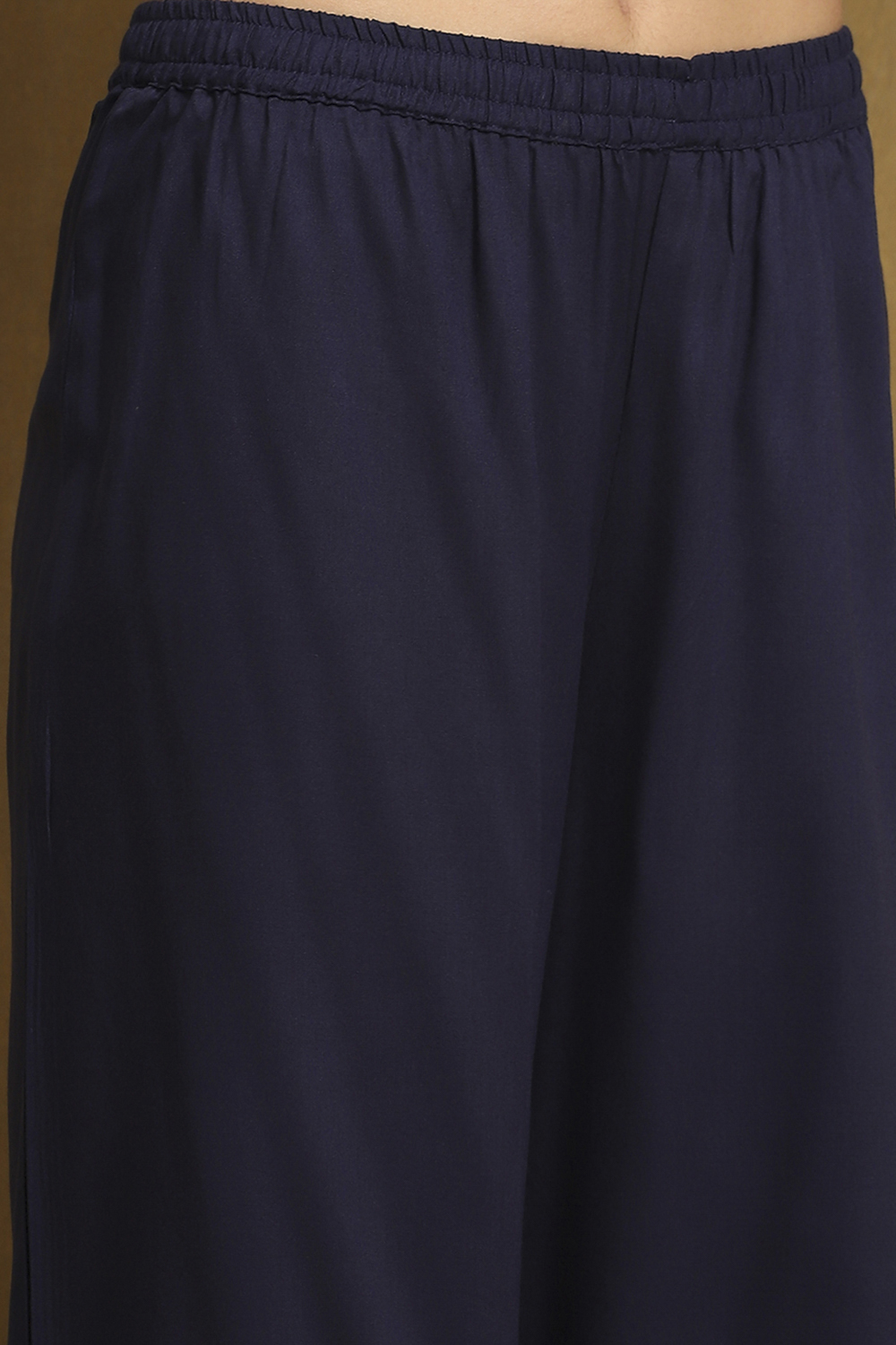 Indigo Modal Printed Angrakha Gathered Suit Set image number 2