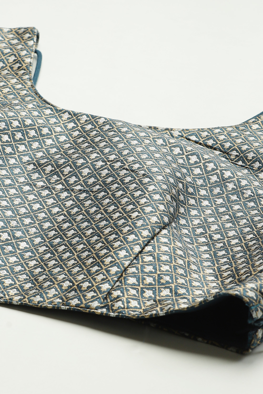 Teal Art Silk Lehenga Set image number 1