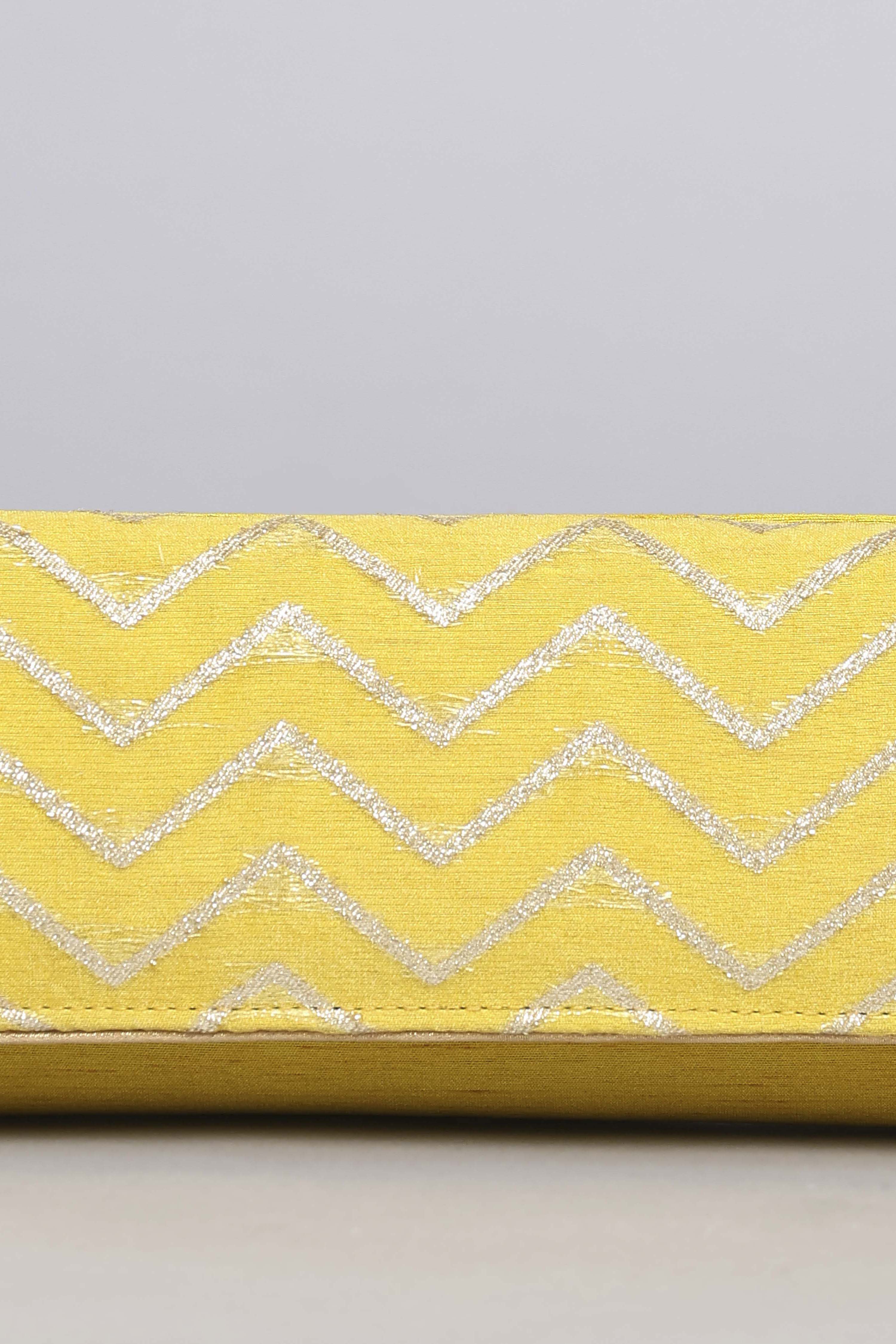 Yellow Polycotton Handbag image number 1