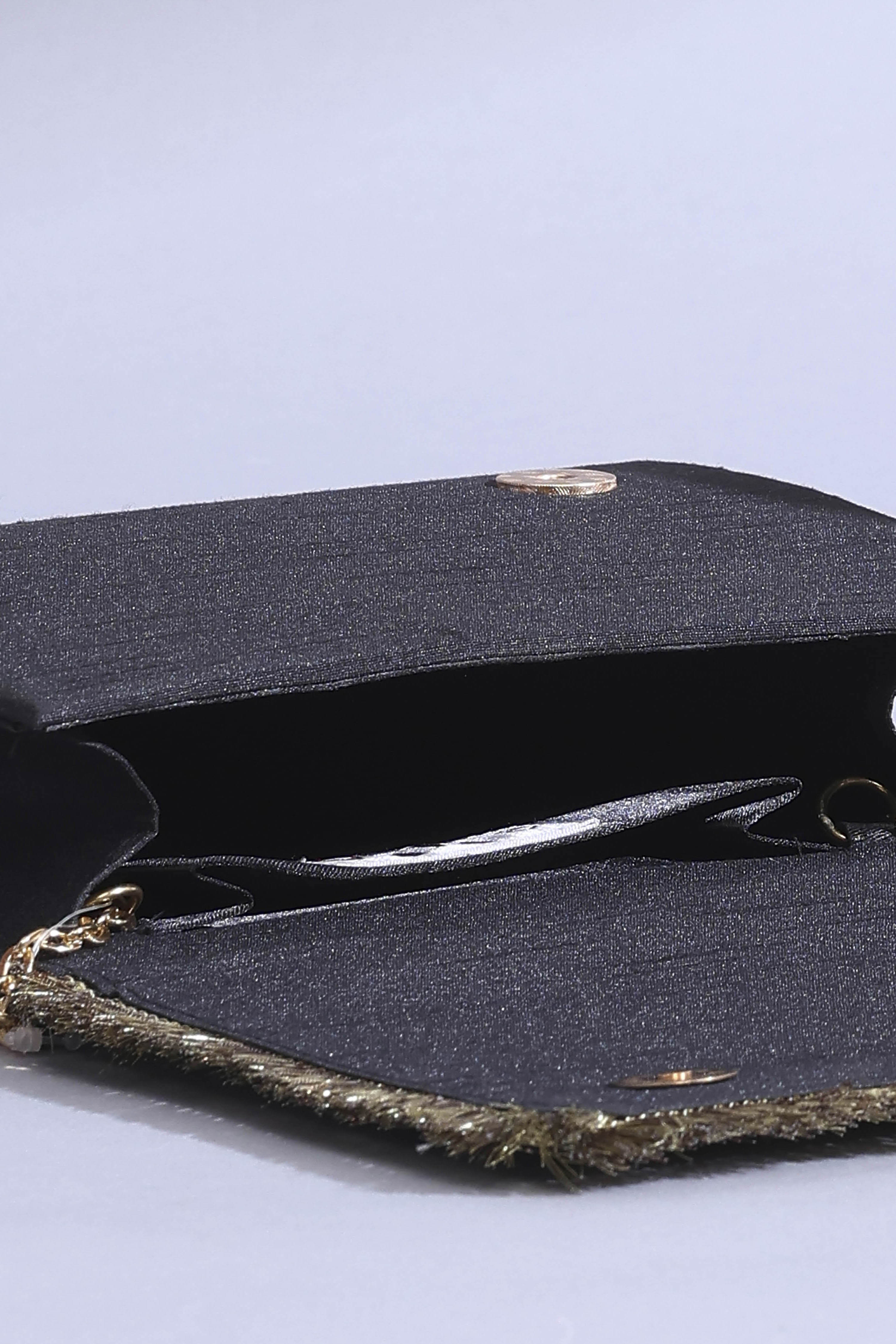 Black Polycotton Clutch image number 6