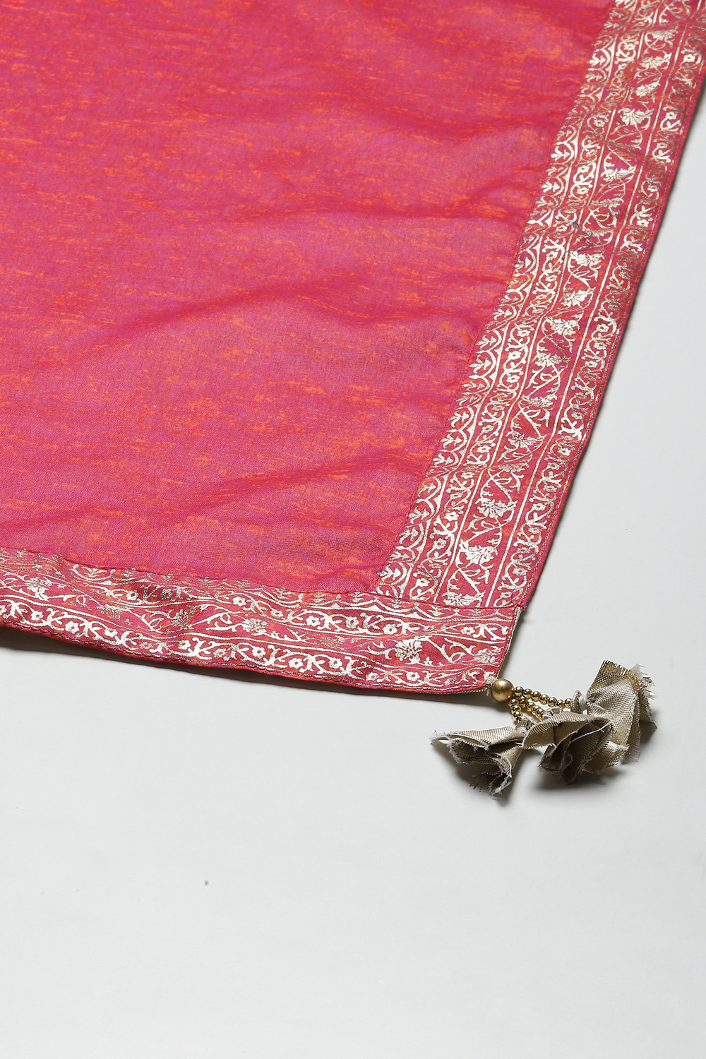 Fuchsia Cotton Sharara Set Kurta Sharara Suit Set image number 2