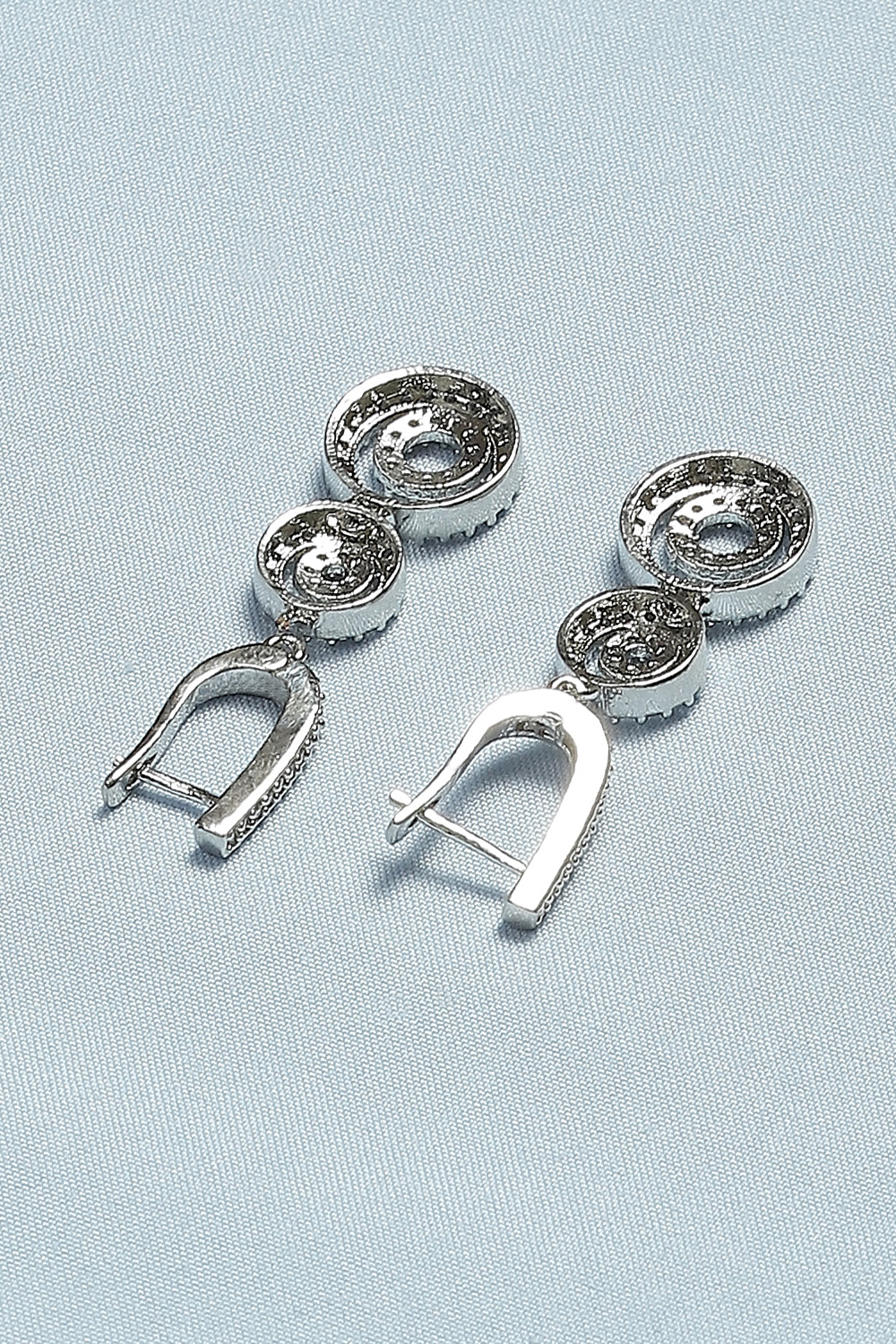 White Brass Earrings image number 2