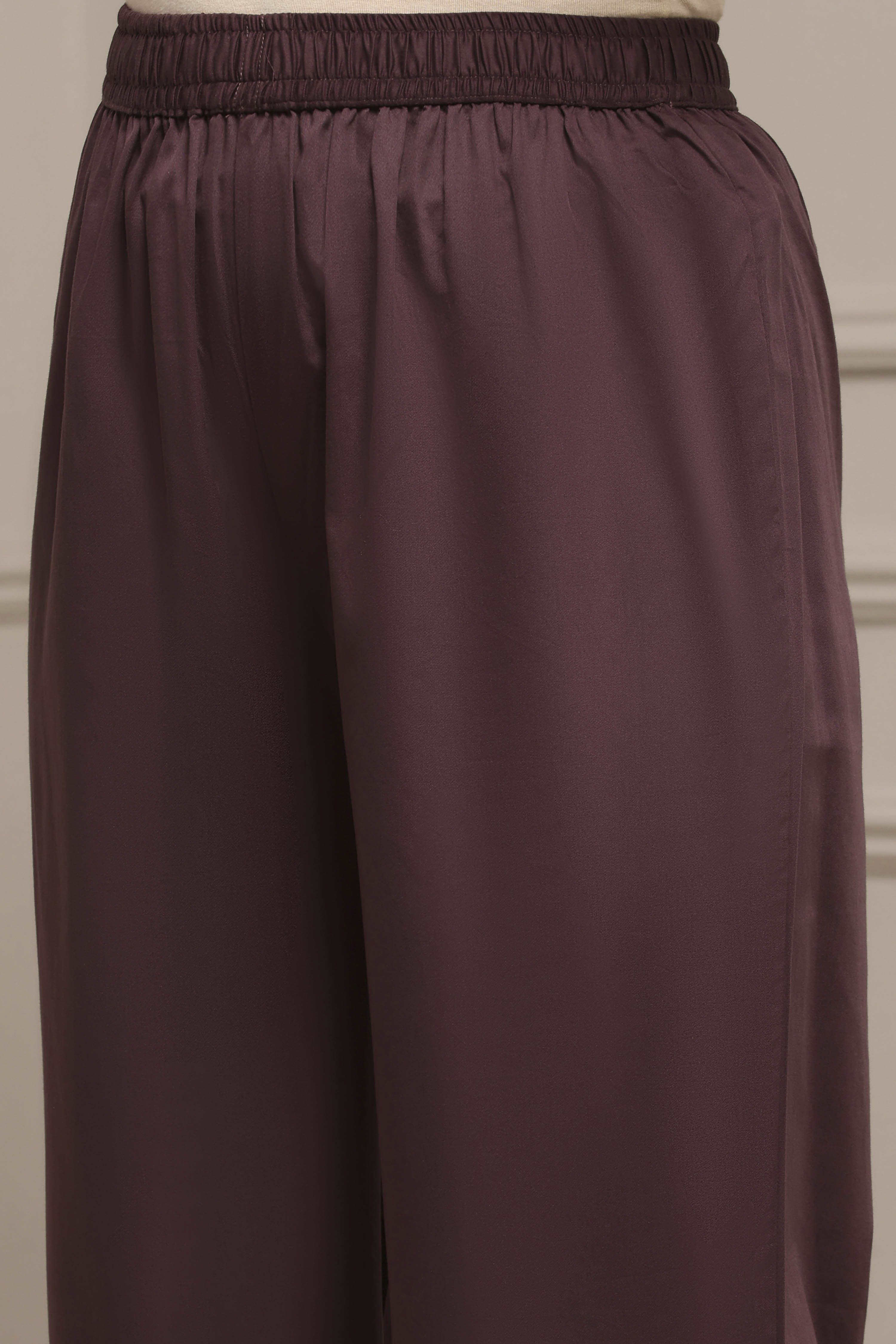 Red Chanderi Printed Straight Suit Set image number 2