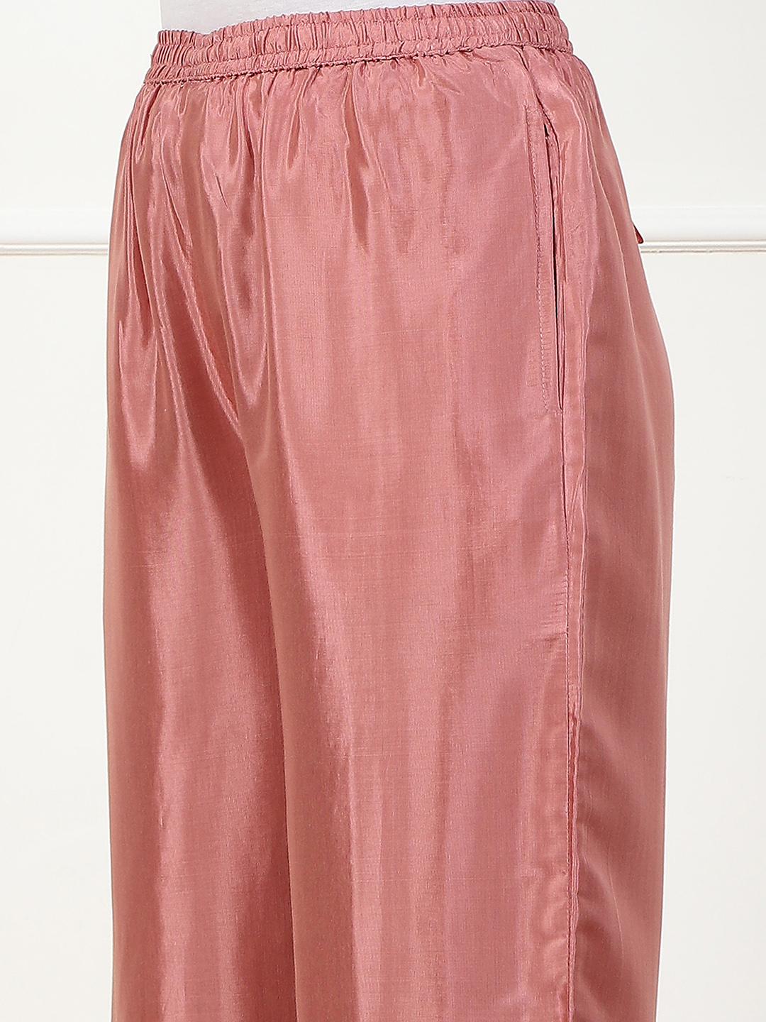 Mint Green Shantoon Straight Palazzo image number 1