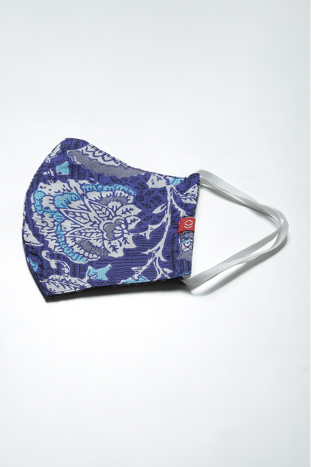 Blue Cotton Kalidar Kurta Churidar Suit Set image number 8