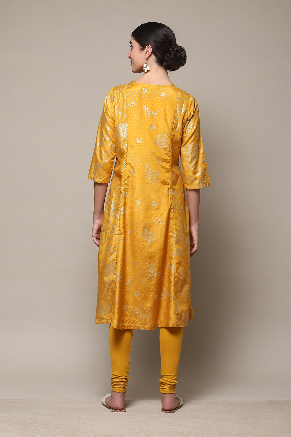 Fuschia Art Silk Flared 2 Piece Set image number 4