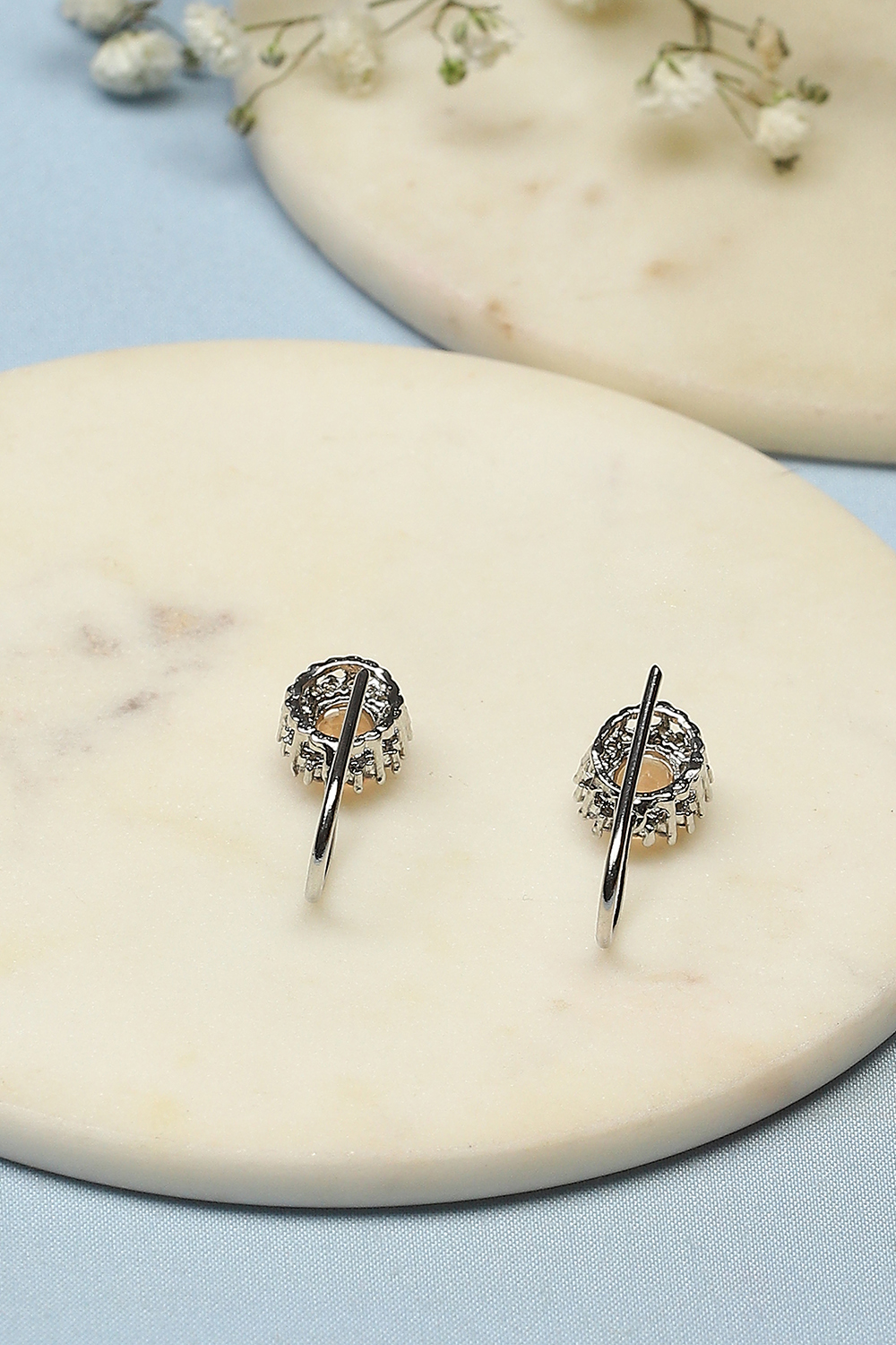 Peach Brass earrings image number 1