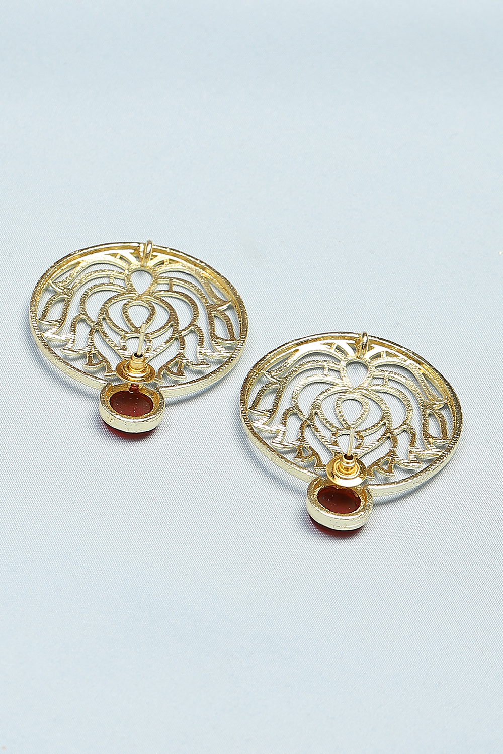 Red Brass Earrings image number 2