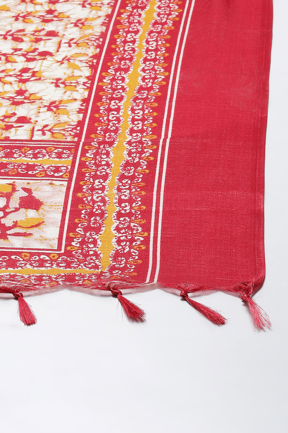 Maroon Cotton Machine Embroidered Unstitched Suit Set image number 3