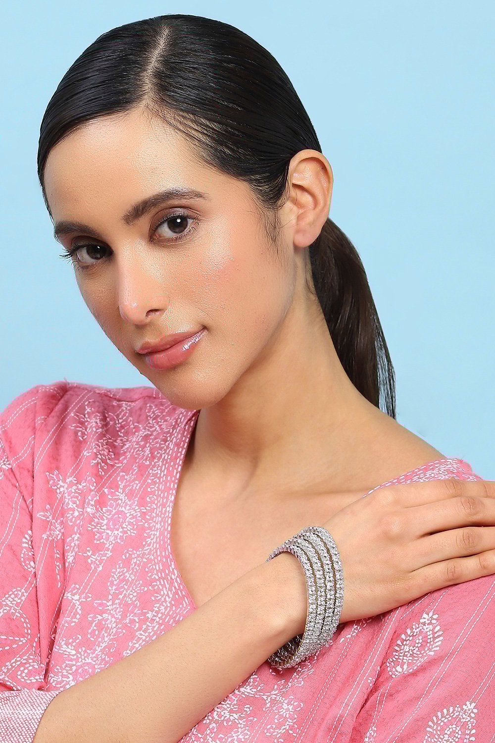 White Alloy Bangle image number 3