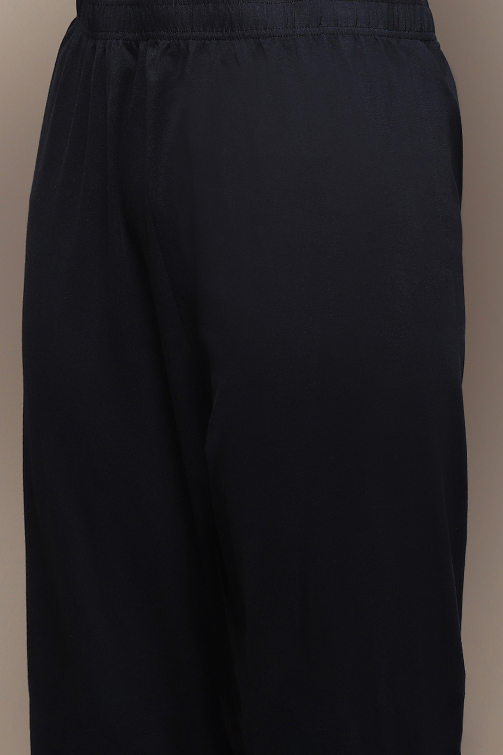 Black Cotton Blend Straight 2 Piece Set image number 2