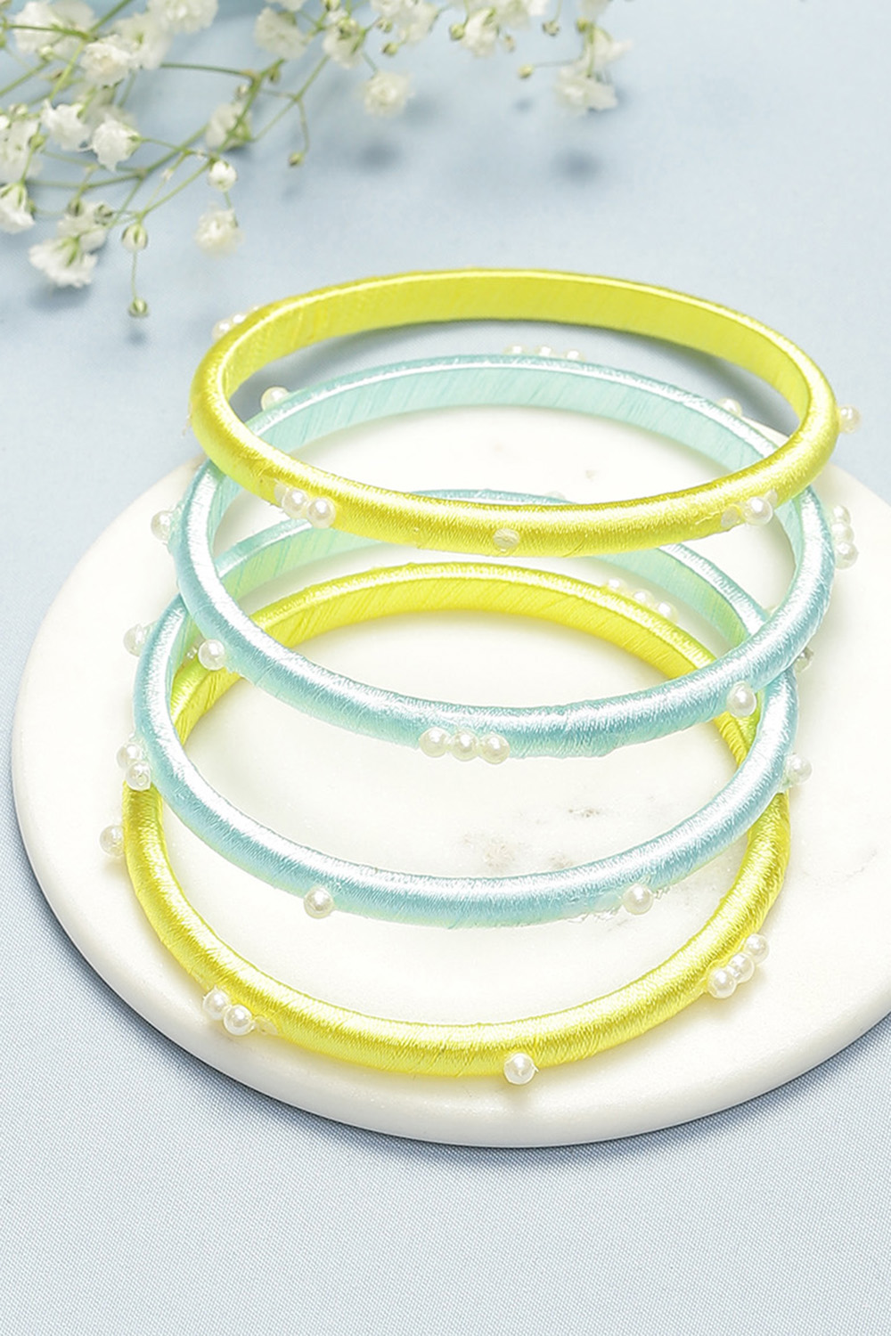 Blue & Yellow Kids Bangles image number 0