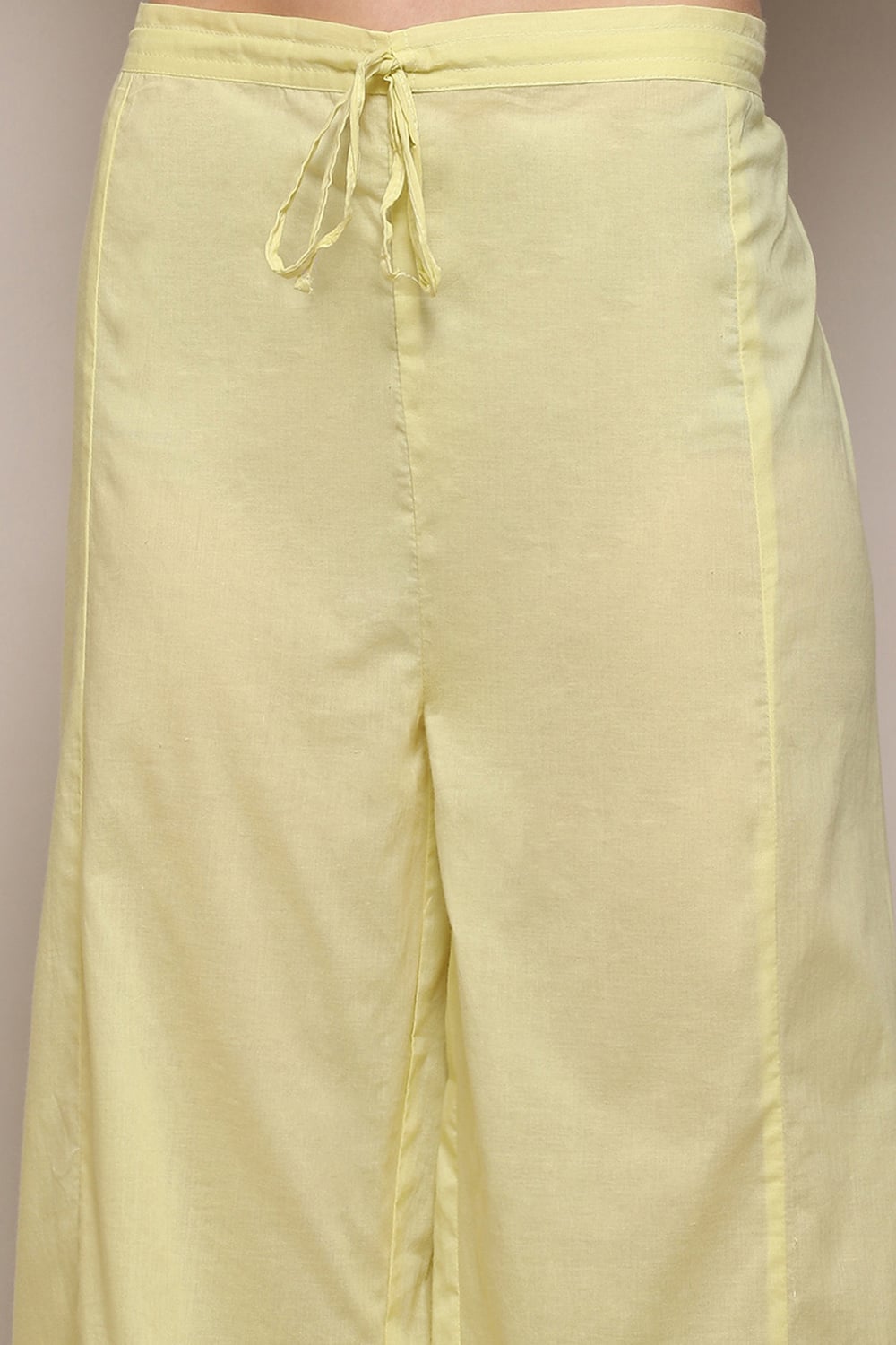 Pink & Purple Cotton Blend Kalidar Kurta Palazzo Suit Set image number 2