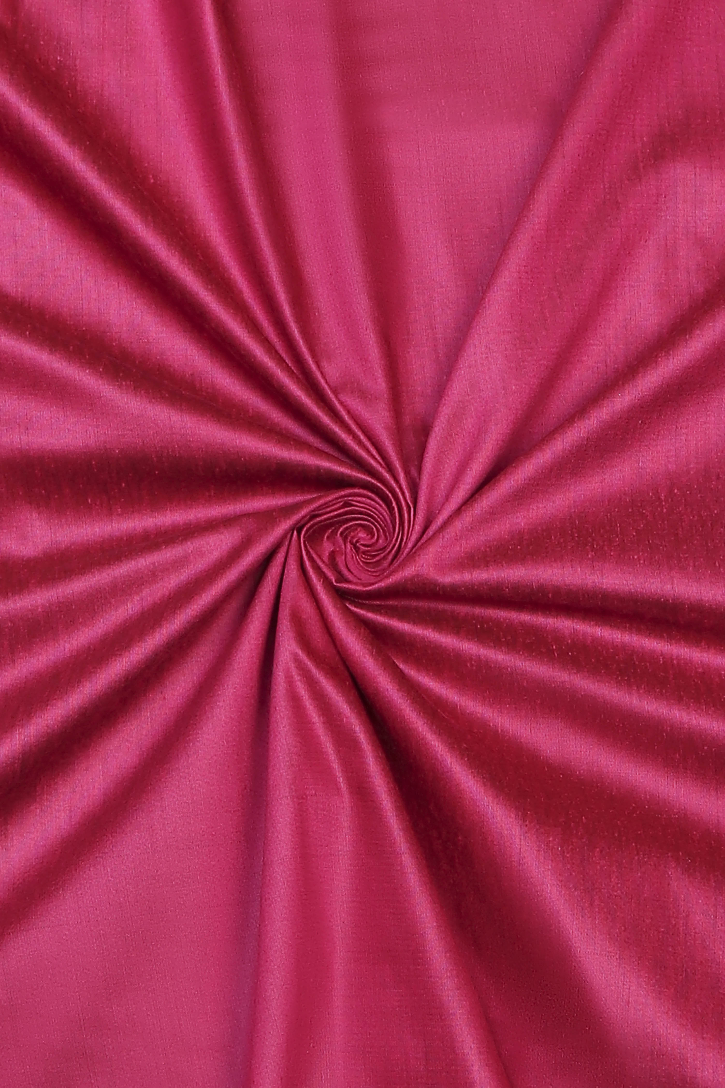 Wine Poly Silk Banarasi Unstitched Suit Set image number 2
