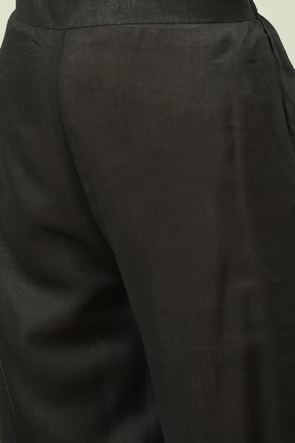 Yellow Chanderi Machine Embroidered Unstitched Suit Set image number 2