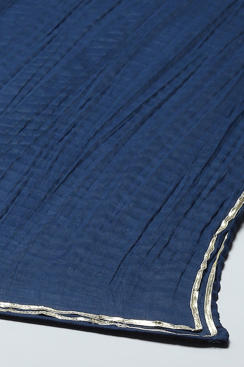 Deep Red Cambric Relaxed Kurta Palazzo Suit Set image number 3