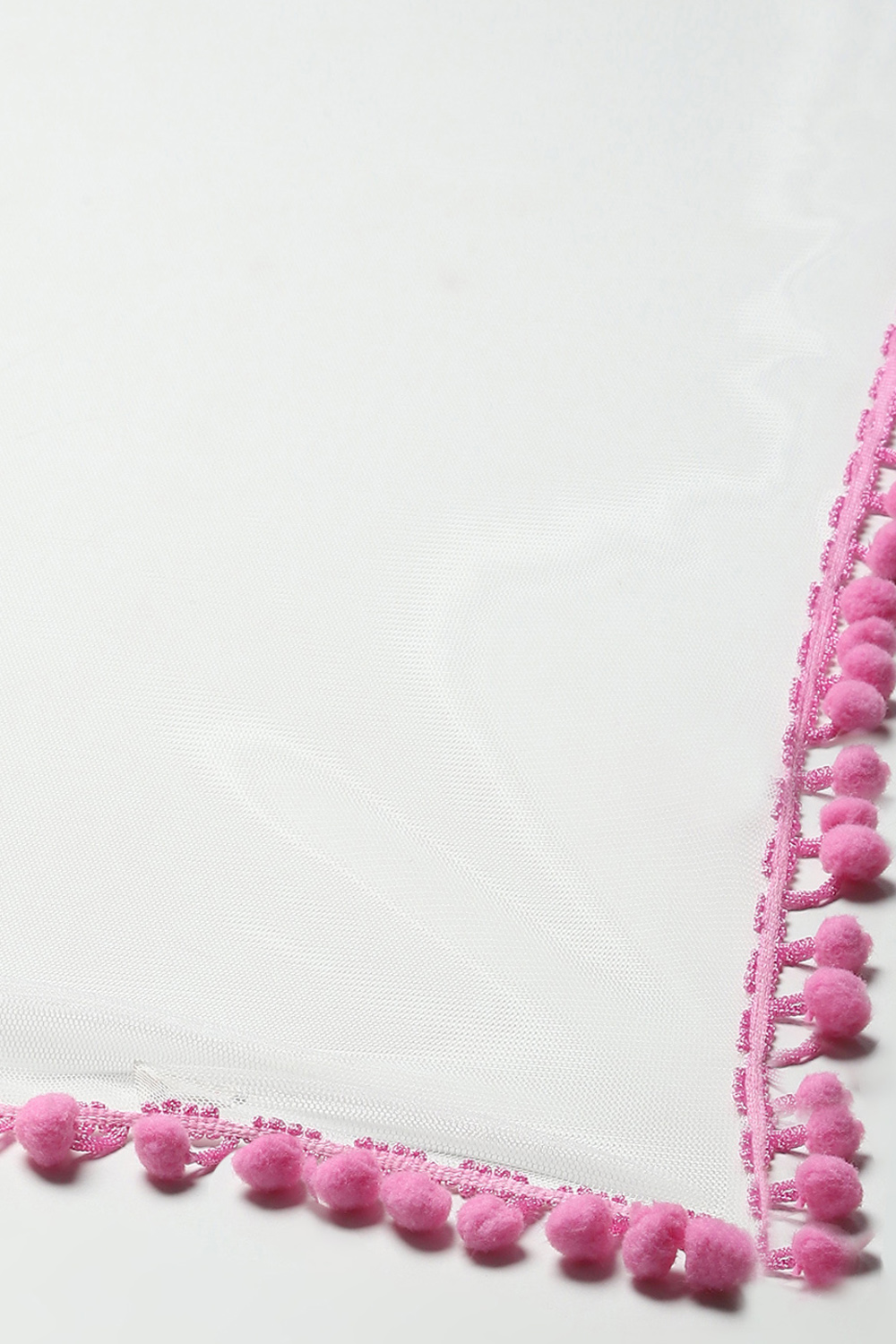 Pink Lehriya Cotton Kurta With Sharara & Net Dupatta image number 3