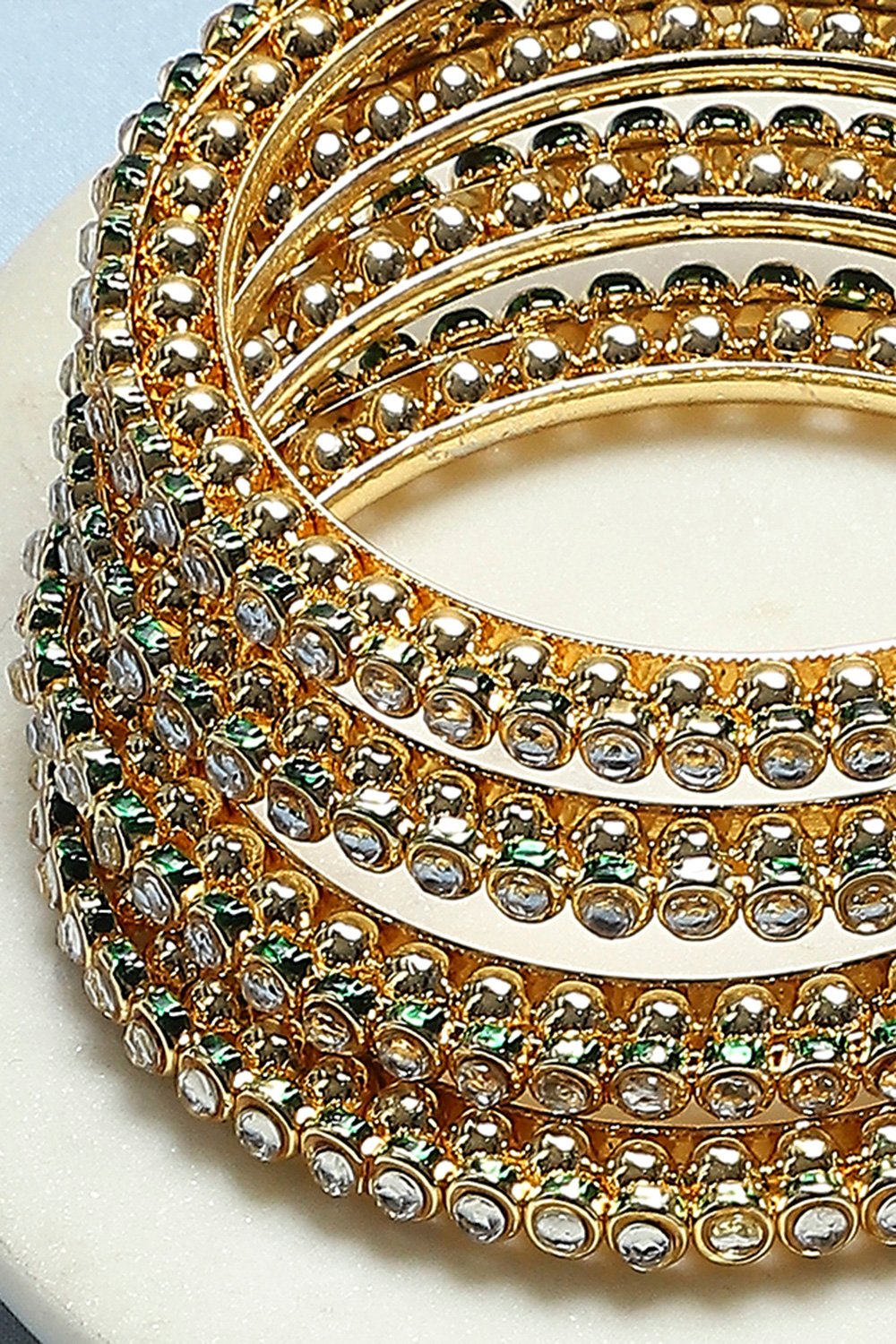 Green Alloy Bangle image number 2