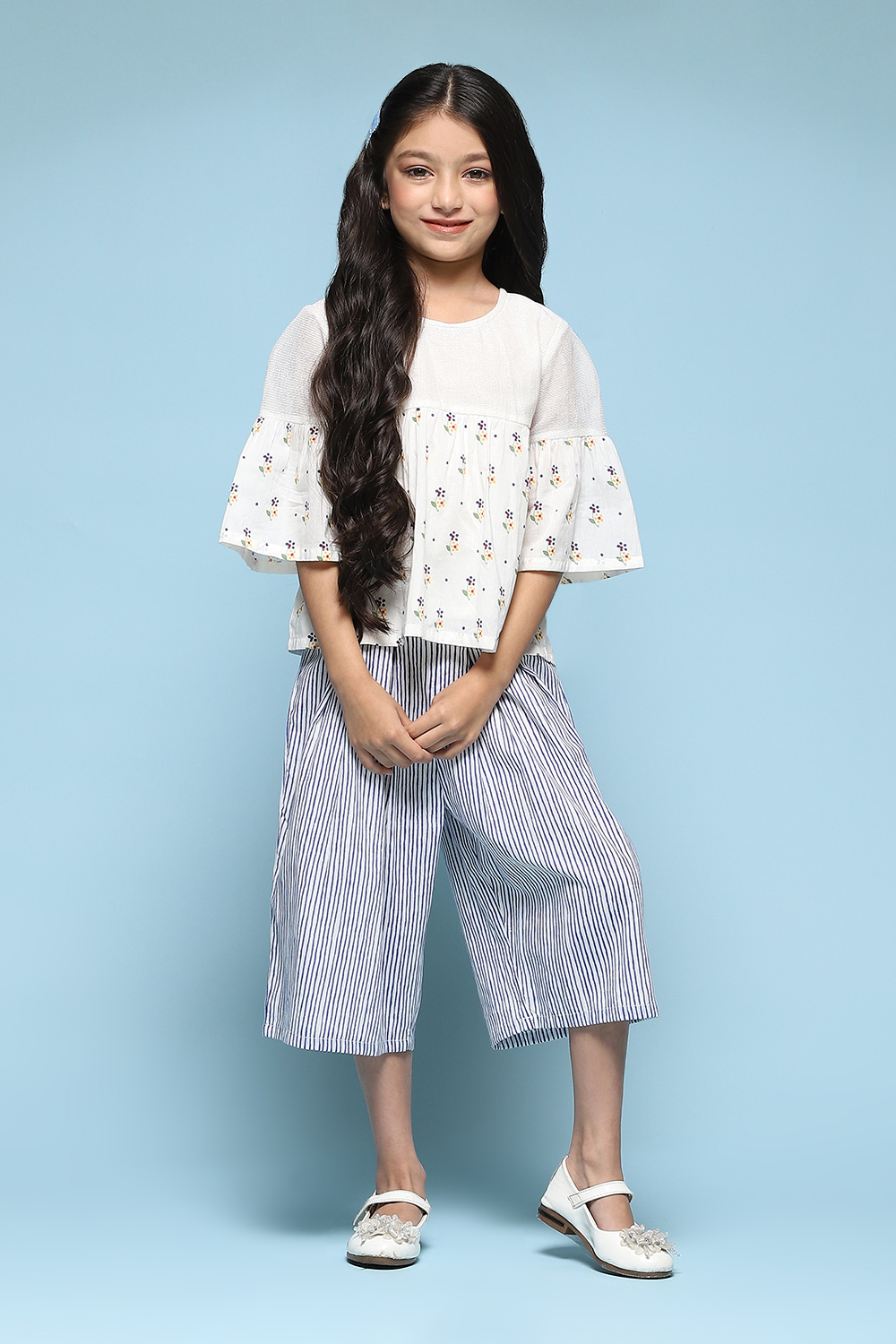 Pink Cotton Straight Printed Kurta Set image number 3