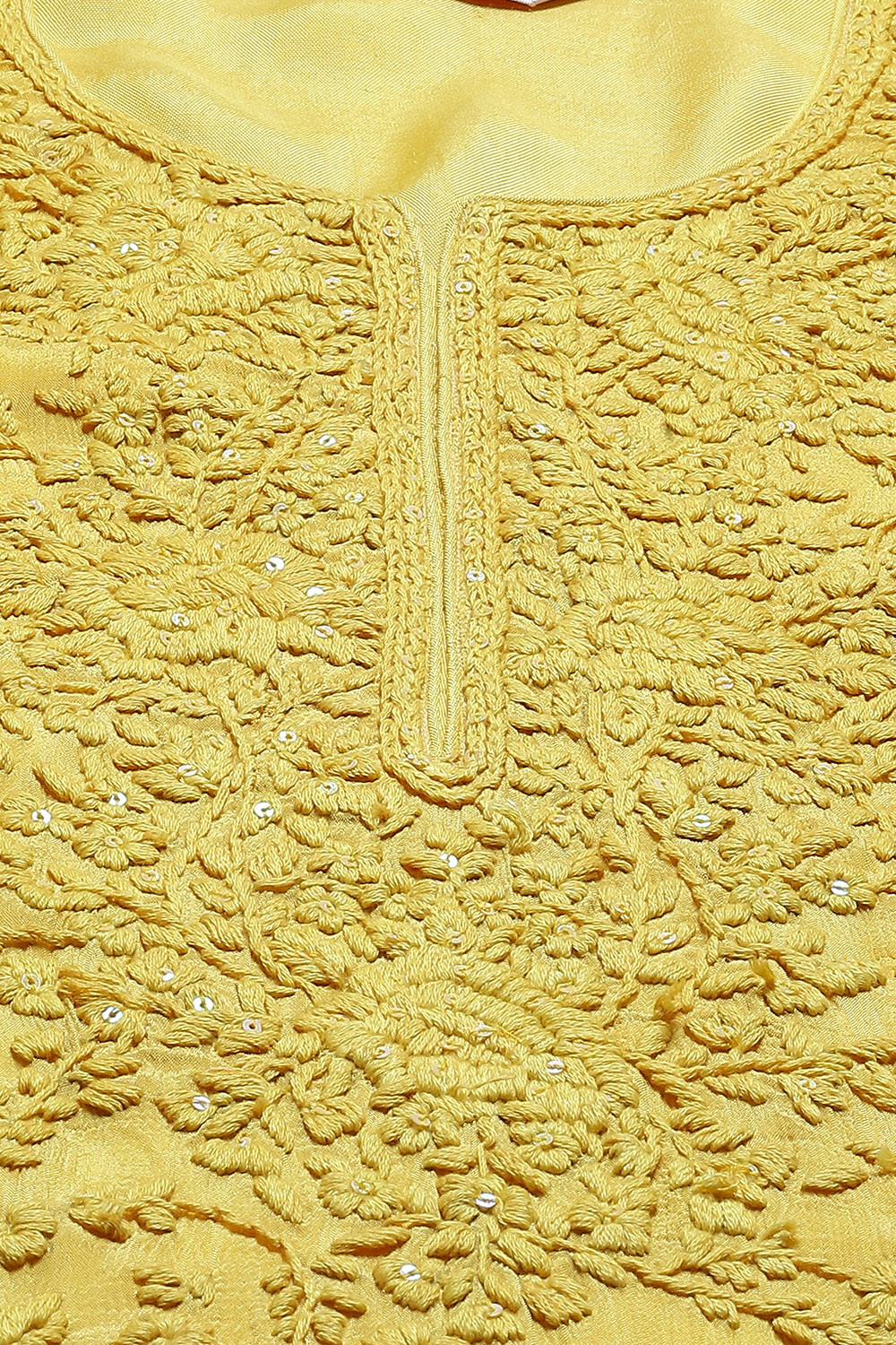 Mustard Viscose Straight Kurta Palazzo Suit Set image number 1