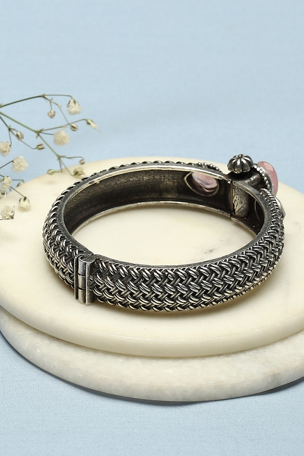 Pink Brass Bangles image number 2