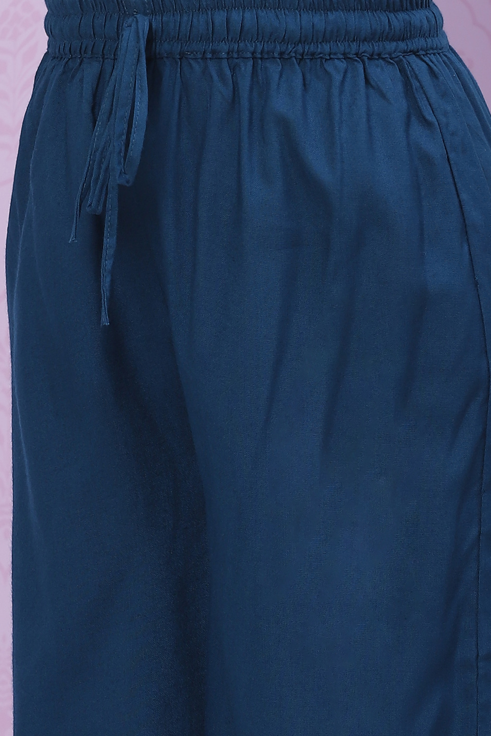 Black Rayon Flared Printed kurta Set image number 5