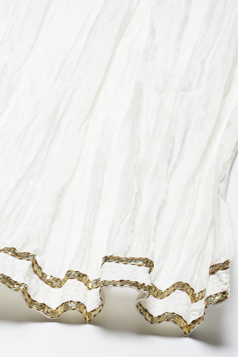 Rohit Bal Yellow Cotton Silk Straight Yarndyed Suit Set image number 2